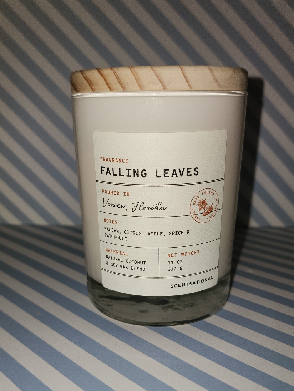 Brand New Scentsational  Falling Leaves Candle